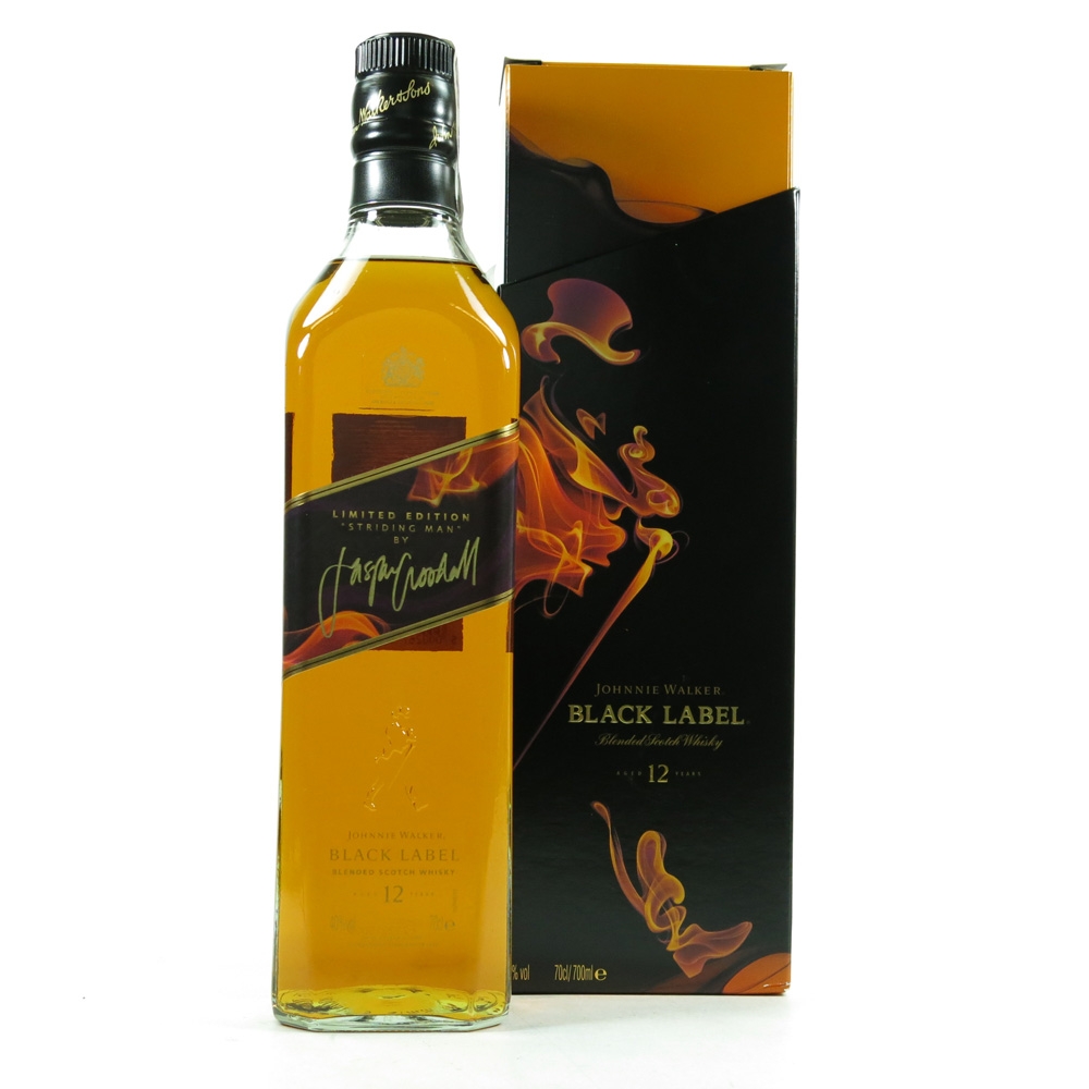 Johnnie Walker Black Label Jasper Goodall limited Edition Whisky